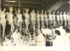 1960 BEIRUT Elezione "Miss Europa" - Il gruppo delle concorrenti - Foto 18x13
