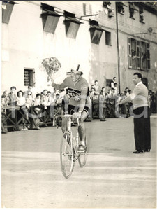 1956 GENOVA CICLISMO GIRO DELL'APPENNINO Cleto MAULE vincitore *Foto 18x24