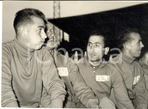 1956 REIMS CICLISMO TOUR DE FRANCE Charly GAUL Pasquale FORNARA Bruno MONTI