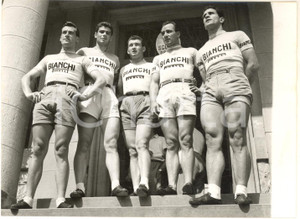 1956 DALMINE - CICLISMO SU PISTA - Squadra BIANCHI-PIRELLI pronta al mondiale