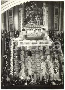 1958 ROMA SAN PIETRO Concistoro pubblico di papa GIOVANNI XXIII *Foto 13x18