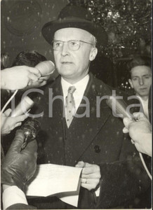 1960 PARIS ELYSEE Wilfrid BAUMGARTNER nuovo ministro delle Finanze - Foto 13x18