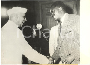 1960 NEW DELHI Jawaharlal NEHRU riceve Ahmed SEKOU TOURÉ presidente Guinea *Foto