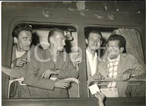 1954 MILANO Partenza Pasquale FORNARA Agostino COLETTO Giuseppe BURATTI