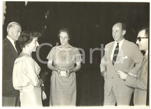 1958 FIRENZE Villa Capponi-Clifford - Adlai STEVENSON II in visita alla sorella