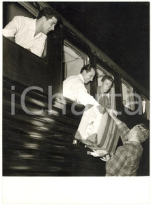 1957 MONDIALI DI CICLISMO - MILANO Partenza degli azzurri - Antonio MASPES ^Foto