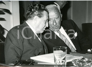 1959 ROMA Assemblea generale Armatori Liberi - Achille LAURO ed Ernesto FASSIO