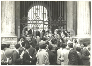 1960 PALERMO Sciopero degli studenti universitari *Fotografia 18x13 cm