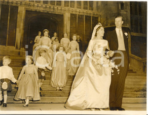 1957 WINDSOR Wedding of Anne ABEL SMITH - David LIDDELL-GRAINGER *Photo 20x15