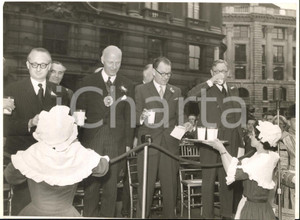 1958 LONDON Opening of the June Diary Festival outside Royal Exchange - Photo