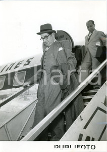 1953 ROMA Ciampino - Arrivo di Joaquin ELIZALDE ministro Esteri delle Filippine