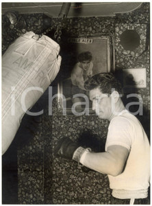 1957 LONDON BOXE Lightweight - Training of Johnny GONSALVES *Photo 15x20