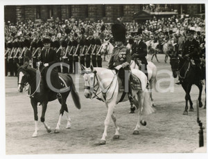 1957 LONDON TROOPING THE COLOUR Rehearsal - Prince Henry Duke of Gloucester