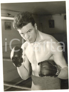 1956 LONDON BOXE Heavyweight - Dick RICHARDSON during his training *Photo 15x20