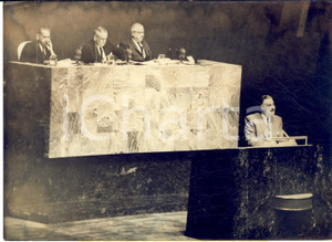 1960 NEW YORK Discorso del presidente NASSER all'Assemblea generale ONU - Foto