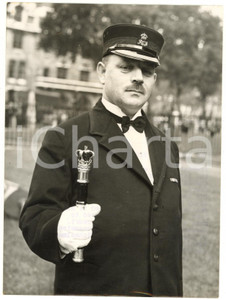 1958 LONDON Portrait of the Tipstaff of the High Court Wilfred CHAMBERS *Photo