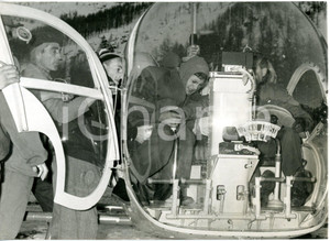 1959 VALANGA CERESOLE REALE - Operai AEM in salvo su elicottero AGUSTA BELL