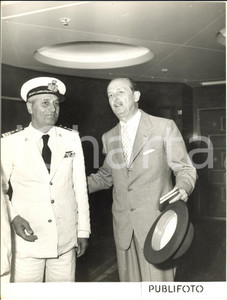 1954 GENOVA Viaggio inaugurale T/N "Cristoforo Colombo" - Comandante al rientro