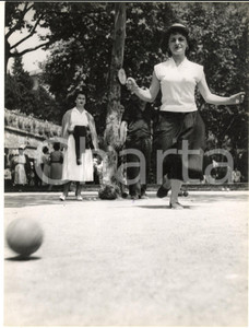 1955 GENOVA Campo ZERBINO - Coppa SAN PIETRO di BOCCE Femminile - La gara (1)