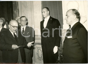1959 ROMA Palazzo Madama - Presentazione busto Ezio VANONI - Attilio PICCIONI