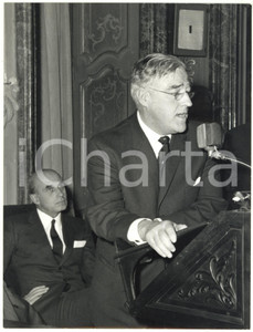 1968 MILANO Conferenza stampa del chirurgo Michael WOODRUFF *Foto 18x24 cm