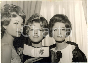 1963 PARIS Prix HAUTE COIFFURE "Mèche d'or" - Mannequins - Photo 18x13