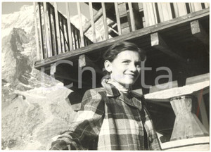 1955 CORTINA D'AMPEZZO - SCI - Ritratto dell'atleta USA Andrea MEAD LAWRENCE