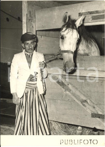 1954 NAPOLI Arrivo cavalli di Ahmad ibn YAHYA re dello Yemen per Luigi EINAUDI