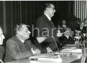 1958 ROMA Auditorium C.I.D.A - On. Giuseppe TOGNI inaugura convegno studi *Foto