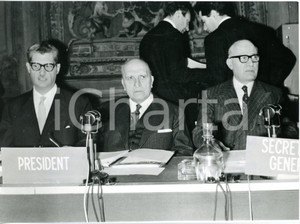 1962 PARIS Consiglio Europeo - Attilio PICCIONI Lodovico BENVENUTI Polys MODINOS