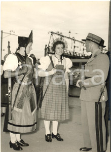 1955 ca LAUSANNE Schützenfest - Der Skiweltmeisterin Ida BIERI-SCHOPFER *Photo