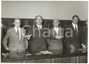 1957 ROMA Firma Convenzione Villaggio Olimpico - Umberto TUPINI Giuseppe TOGNI