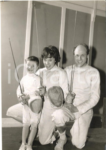 1959 LONDON The fencing family of Raymond PAUL - Photo 15x20 cm