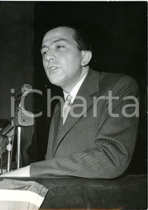 1953 ROMA Teatro Adriano - Giulio ANDREOTTI durante comizio elettorale DC *Foto