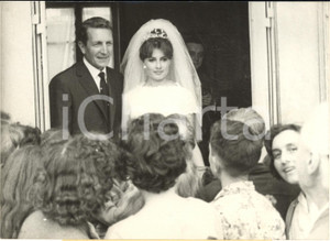 1960 LINAS MONTHLERY Mariage Valérie LAGRANGE - Serge BEAUVARLET *Photo 18x13
