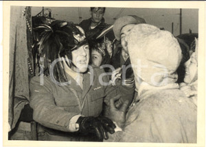 1954 TRIESTE ITALIANA Bersaglieri tra i cittadini in festa - Foto 18x13 cm
