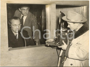 1954 EAST BERLIN Conference - A Russian translater photographed by a reporter
