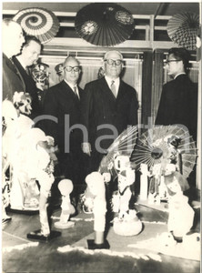 1962 FIRENZE Giovanni GRONCHI inaugura mostra-mercato dell'artigianato *Foto