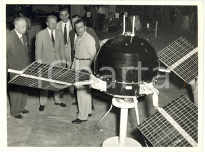 1959 TORINO Salone della Tecnica - Modello di un missile *Foto 24x18 cm