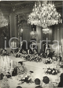 1961 PARIS Charles DE GAULLE au dîner à l'honneur de Félix HOUPHOUËT-BOIGNY