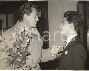 1953 MUNICH Jean MARAIS Roberto BENZI at the release of "Call of Destiny" *Photo