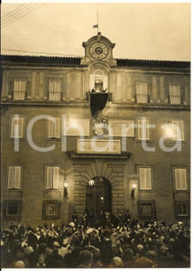1958 CASTEL GANDOLFO Papa Giovanni XXIII al balcone della residenza *Foto