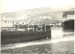 1958 GENOVA Varo della petroliera BRITISH LIGHT - British Petroleum *Foto 24x18