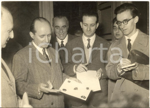 1958 ROMA Accademia dei Lincei - Apertura busta di Ezio FALLA CARAVINO *Foto
