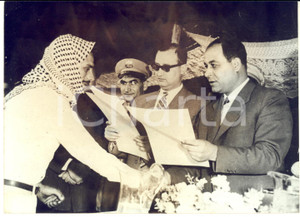 1959 GHOUZLANIE (SYRIA) Abolition of feudalism - Minister Mustafa HAMDUN *Photo
