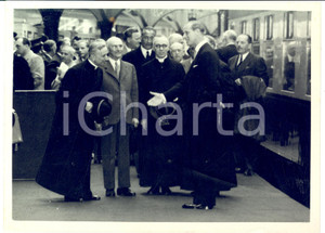 1953 LONDON Duke of Edinburgh greets Coronation guests from the Holy See *Photo