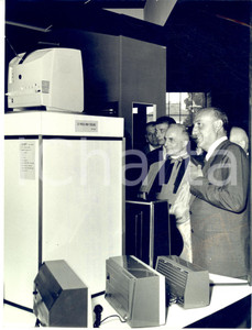 1965 MILANO FIERA On. Carlo RUSSO inaugura Mostra Nazionale Radio Televisione