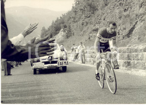 1957 CICLISMO GIRO D'ITALIA 2^ tappa cronometro - Charly GAUL *Foto 18x13