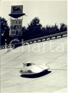 1956 MONZA AUTOMOBILISMO Prove di velocità per ABARTH 500 - Foto 13x18