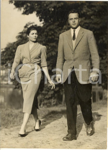 1956 Castello HULDENBERG - Fidanzati Hélène d'Orléans - Evrard de LIMBURG STIRUM